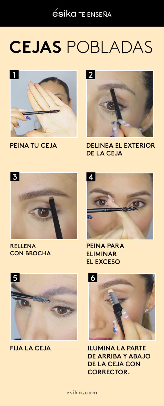 Cejas Pobladas Nueva Tendencia De Maquillaje ésika 