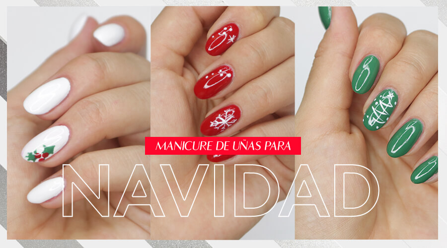 3 Manicure navideño paso a paso [2020] - ésika